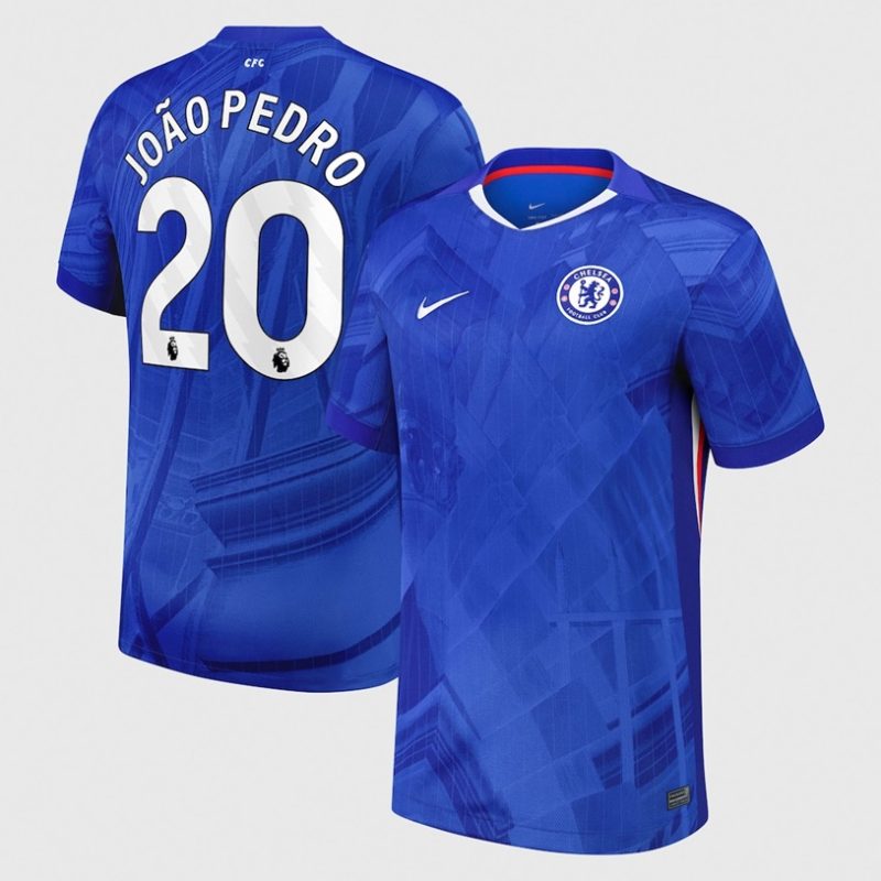 Josh Acheampong #34 Chelsea 2025-26 Home Match Jersey – Blue