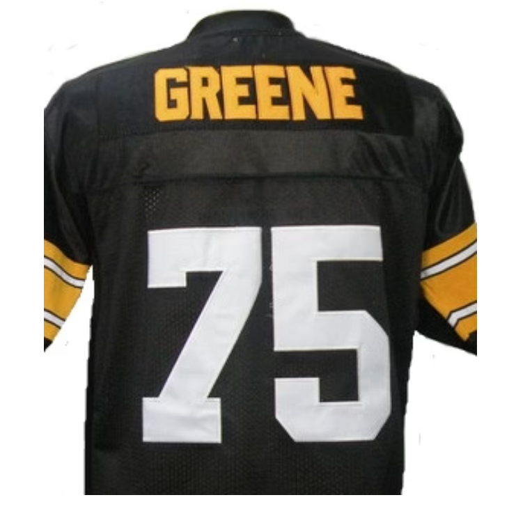 Joe Greene Jersey Pittsburgh Steelers Custom Throwback Football Black