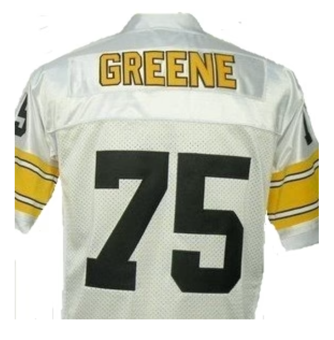 Joe Greene Jersey Pittsburgh Steelers Custom Throwback Football White
