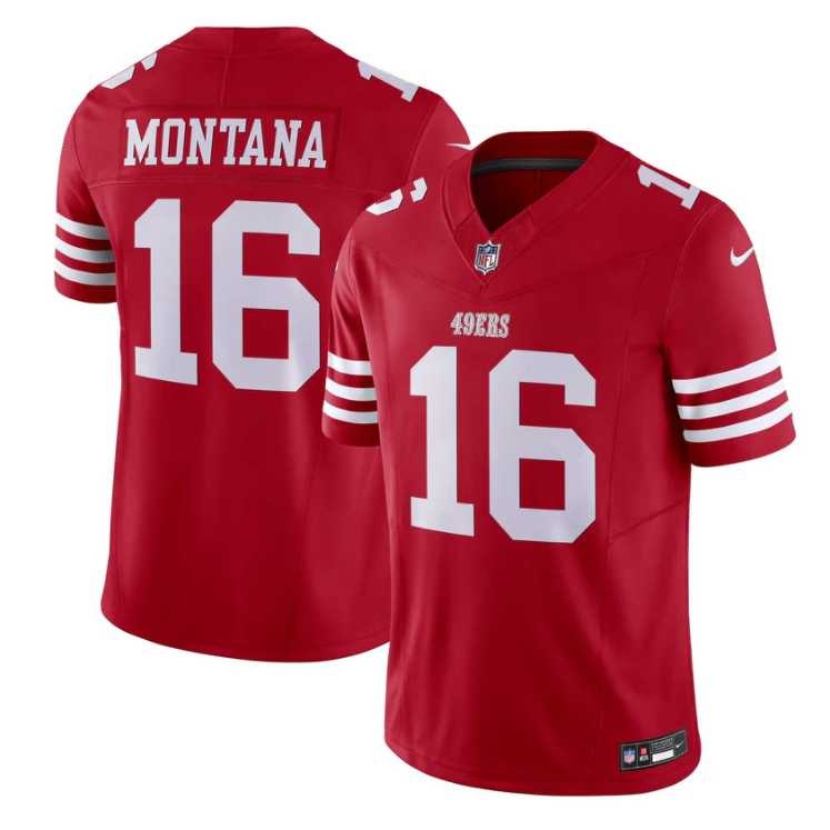 Joe Montana Jersey #16 Football Vapor Limited All Stitched