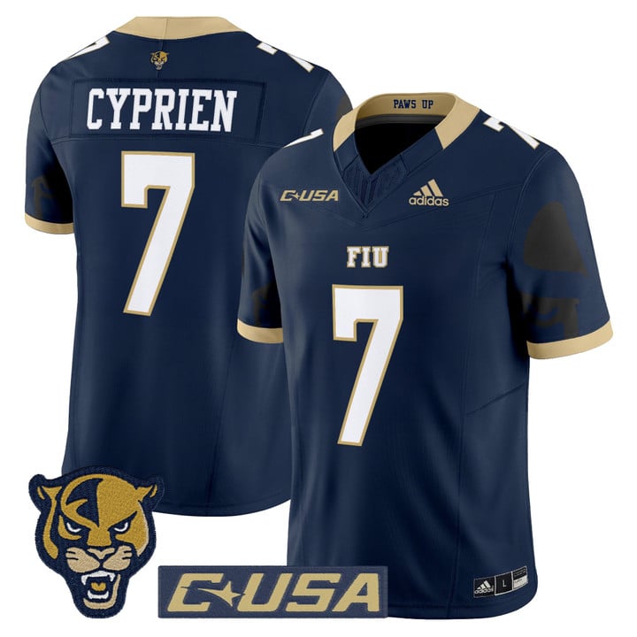 Johnathan Cyprien Jersey #7 Florida International Panthers 2025 Stitched