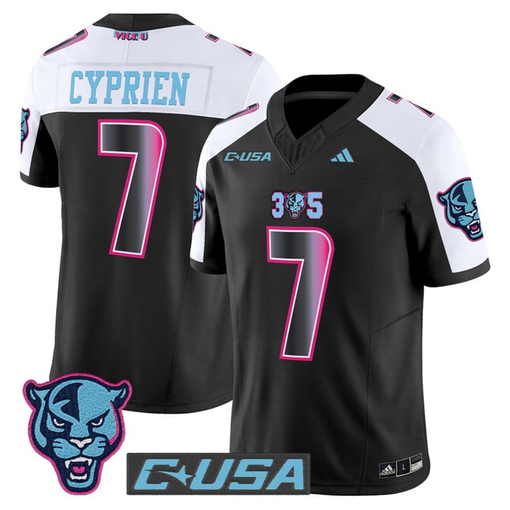 Johnathan Cyprien Jersey #7 Florida International Panthers 2025 Stitched