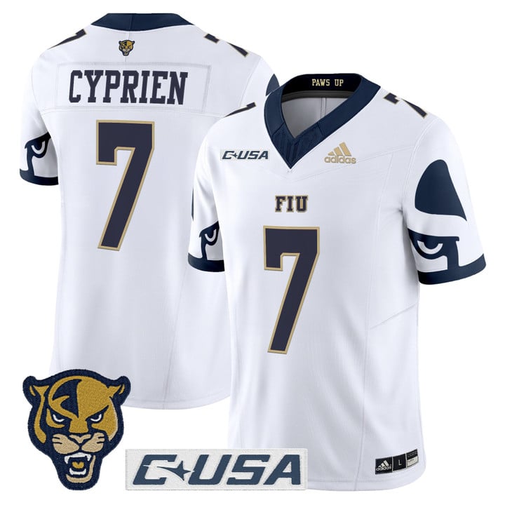 Johnathan Cyprien Jersey #7 Florida International Panthers 2025 Stitched