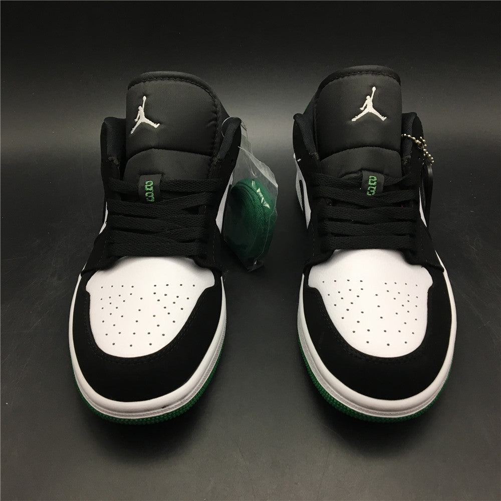 Air Jordan 1 Low White Black Mystic Green