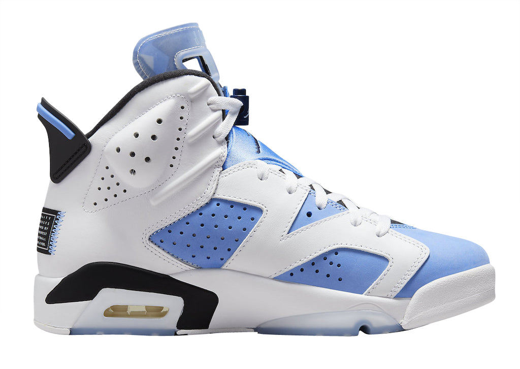Air Jordan 6 Retro UNC White