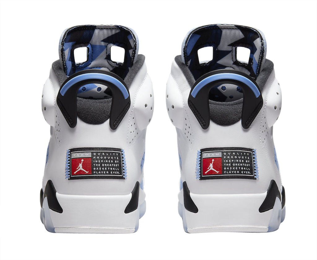 Air Jordan 6 Retro UNC White