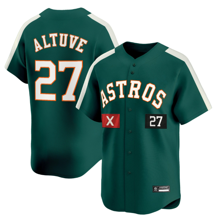 José Altuve Jersey #27 Houston Astros Squid Game 2025 Vapor Limited Stitched