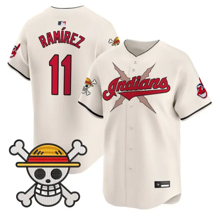 José Ramírez Jersey #11 Cleveland Indians One Piece Premier Stitched