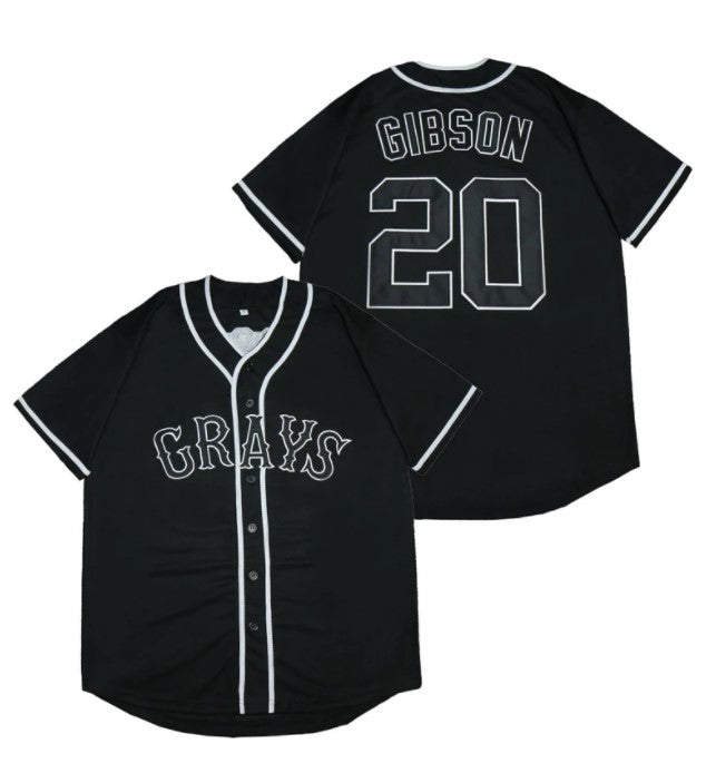 Josh Gibson Grays Negro League Baseball Jersey Black