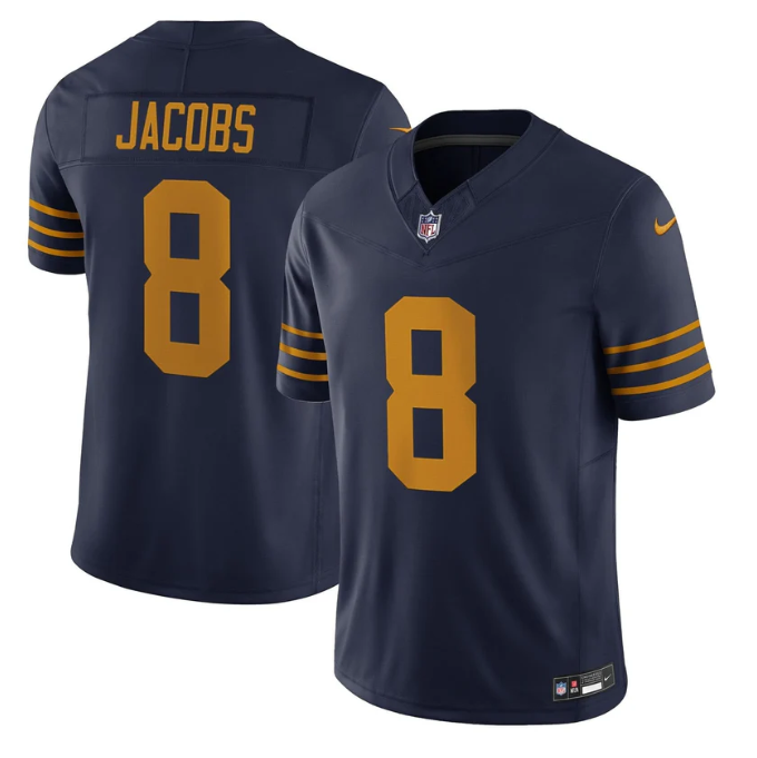 Josh Jacobs Jersey #8 The 1923 Classic Vapor Limited Football All Stitched