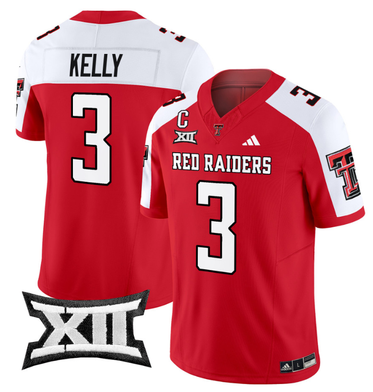 Josh Kelly Jersey #3 Texas Tech Red Raiders Vapor Limited Football Red Alternate