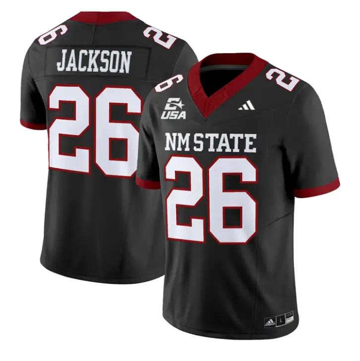 Josiah Jackson Jersey #26 New Mexico State 2026 Vapor Limited Stitched