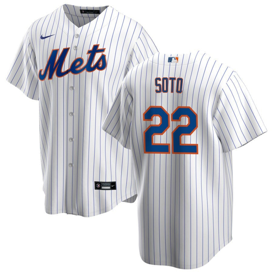 Juan Soto Jersey #22 New York Mets 2025 Baseball Player Limited White