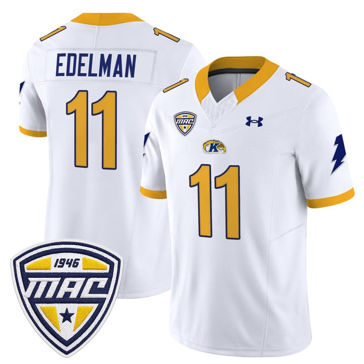 Julian Edelman Jersey #11 Kent State Golden Flashes 2025 Stitched