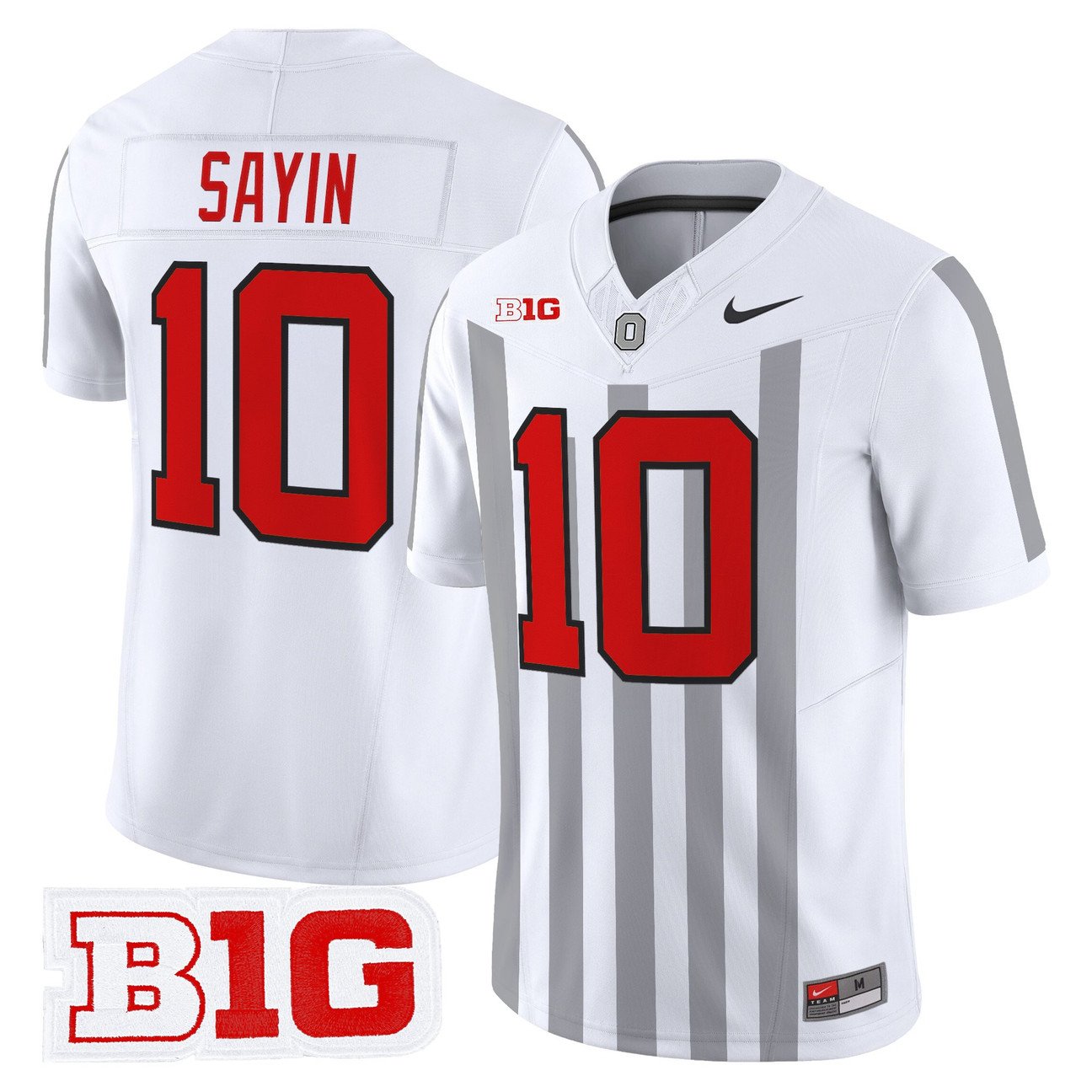 Julian Sayin Jersey #10 Ohio State Buckeyes Throwback Limited Stitched