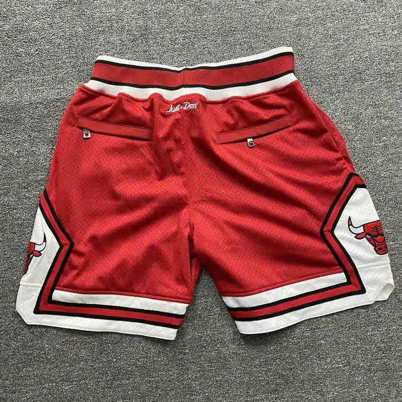 Chicago Bulls Retro Just Don Style 1997-98 Basketball Shorts