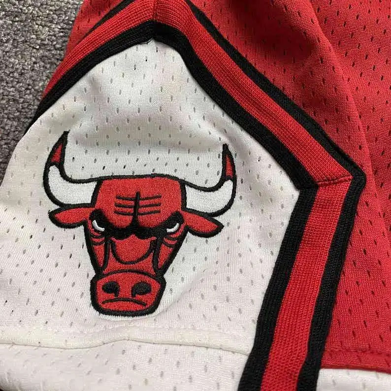 Chicago Bulls Retro Just Don Style 1997-98 Basketball Shorts