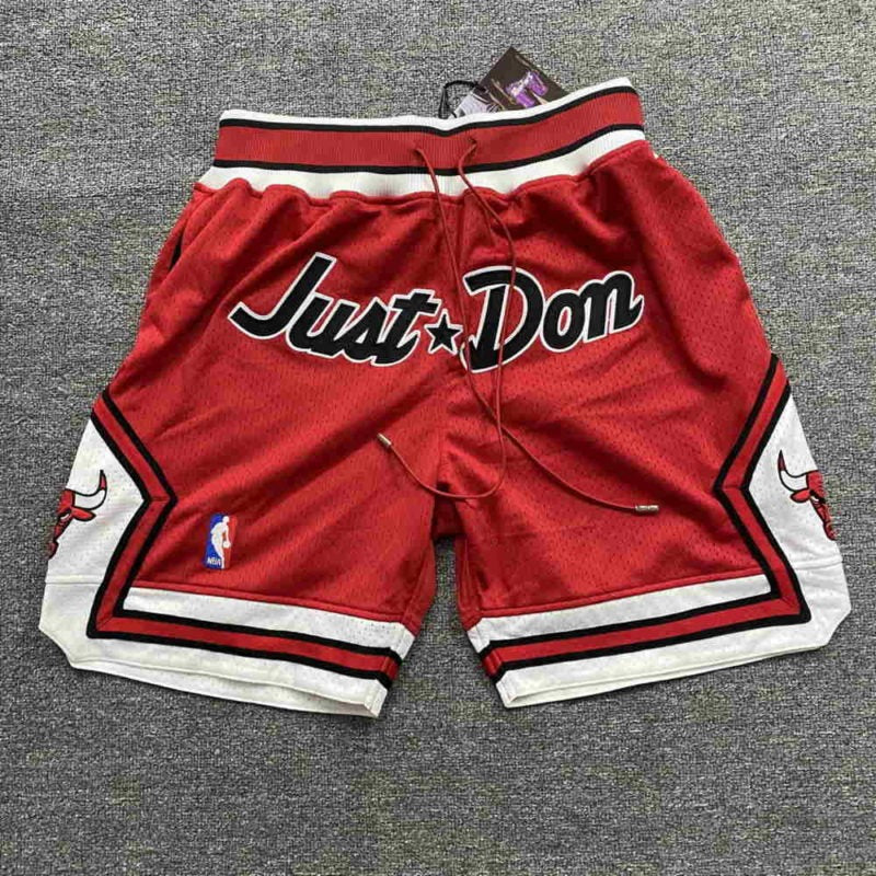 Chicago Bulls Retro Just Don Style 1997-98 Basketball Shorts