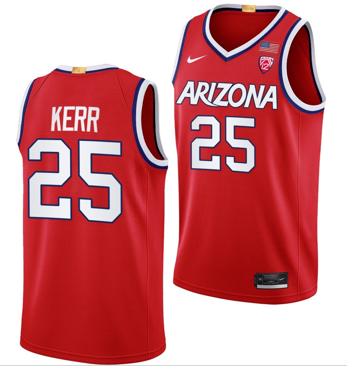Kerr Kriisa Jersey Arizona Wildcats College Basketball Limited #25