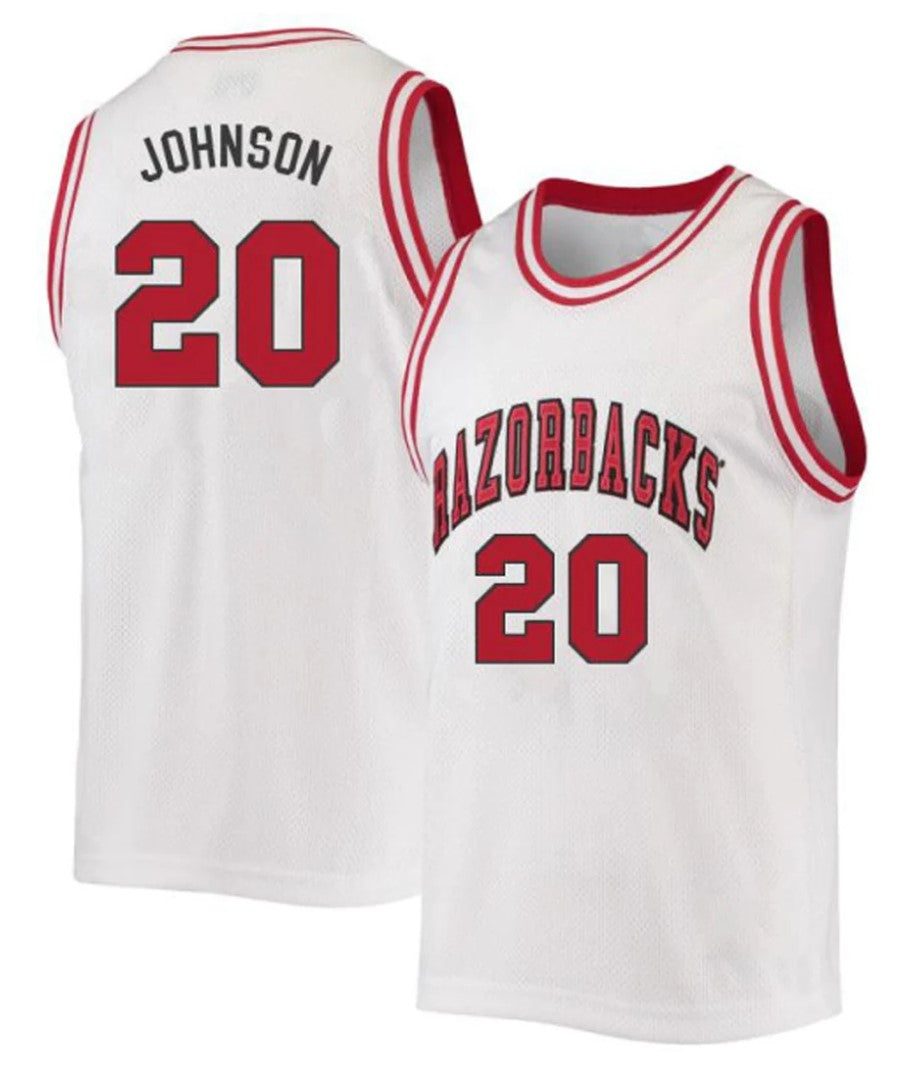 Kamani Johnson Jersey Arkansas Razorbacks College Basketball #20