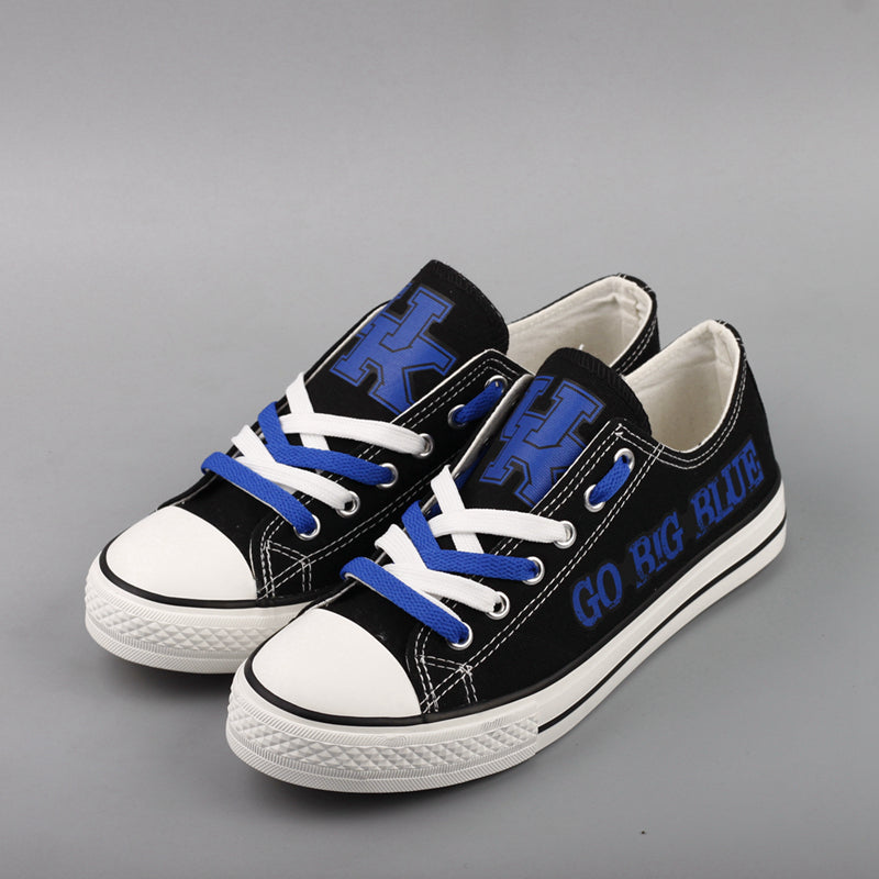 Kentucky Wildcats Limited Print NCAA College Students Low Top Canvas Shoes Sport Sneakers 1