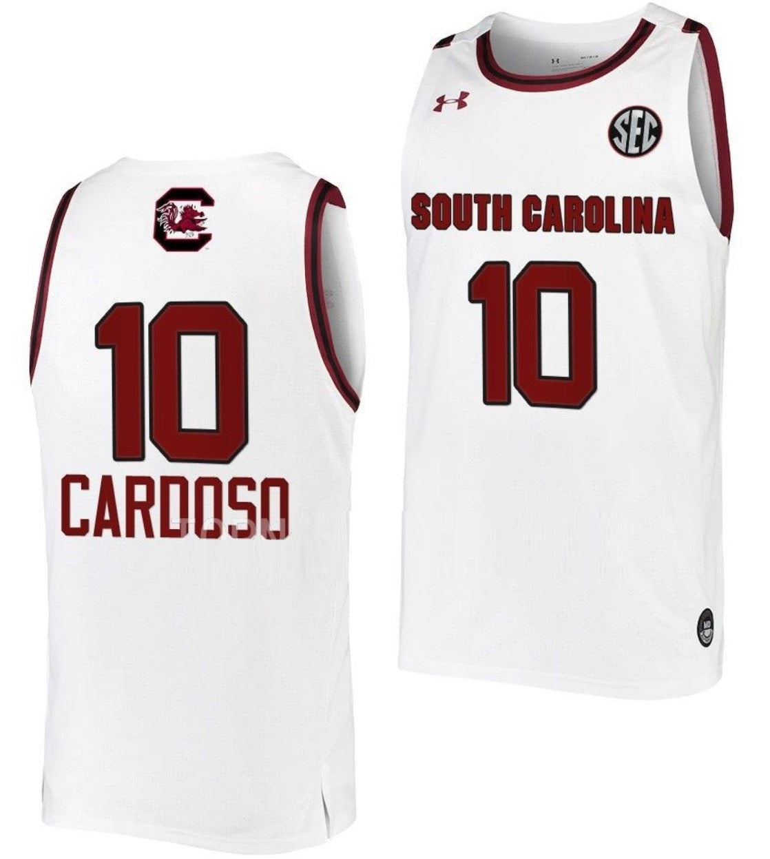 Kamilla Cardoso Jersey South Carolina Gamecocks College Basketball White #10