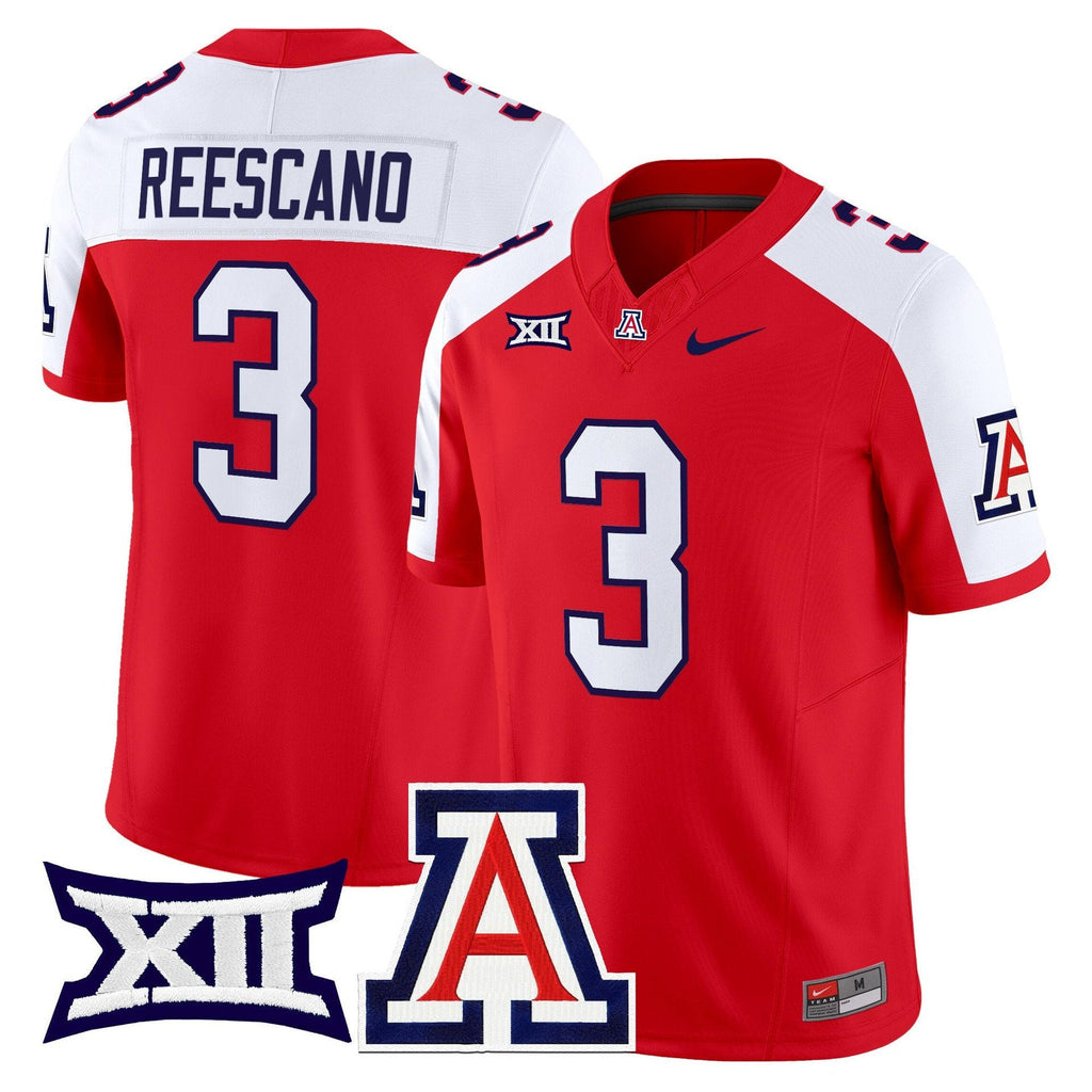 Kedrick Reescano Jersey #3 Arizona Wildcats 2025 Limited Stitched Red Alternate