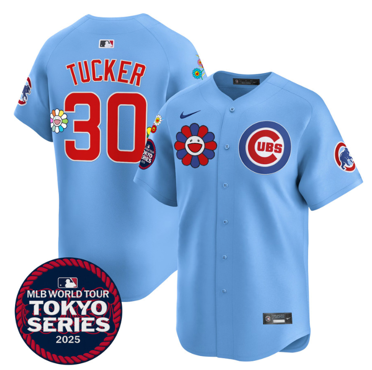Kyle Tucker Jersey #30 Chicago Cubs Tokyo Series 2025 Vapor Premier Limited Stitched Blue