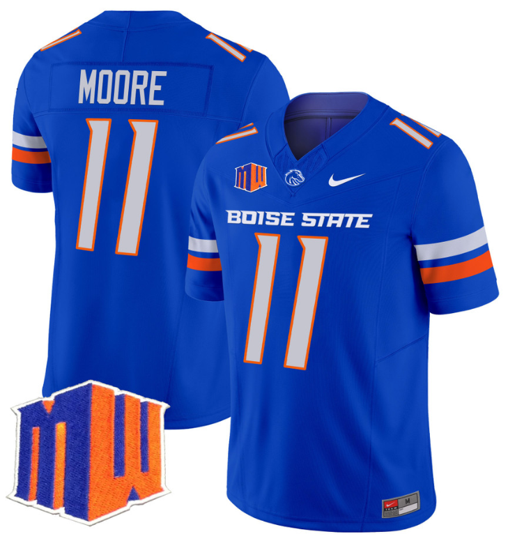 Maddux Madsen Jersey #4 Boise State Broncos Vapor Limited College Football Stitched Orange Alternate