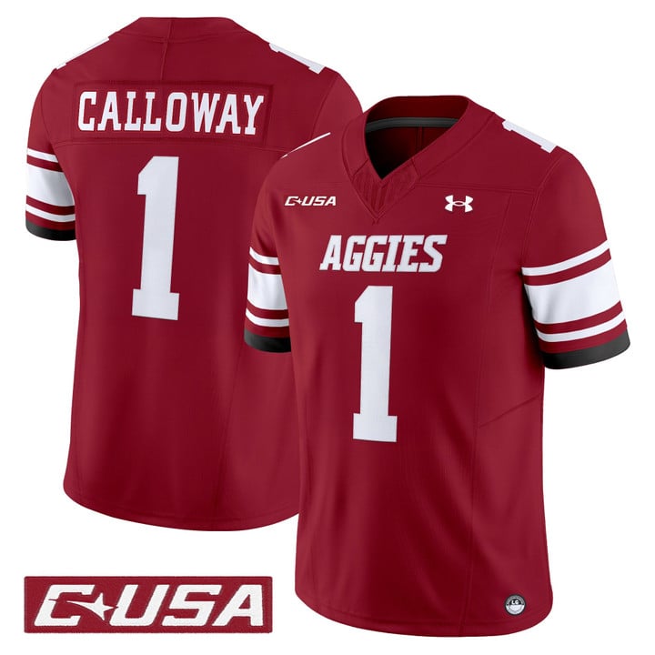 Kadarius Calloway Jersey #1 New Mexico State Aggies 2025 Stitched