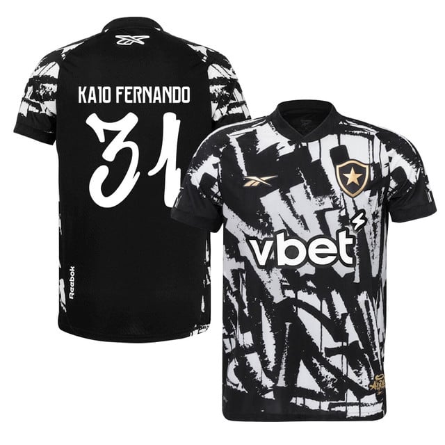 Kaio Pantaleao #31 Botafogo 2025-26 Fourth Jersey – Black