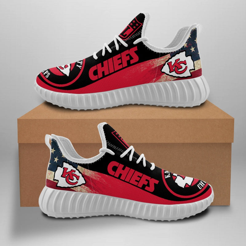 Kansas City Chiefs Sneaker Shoes NFL For Men Women Fans