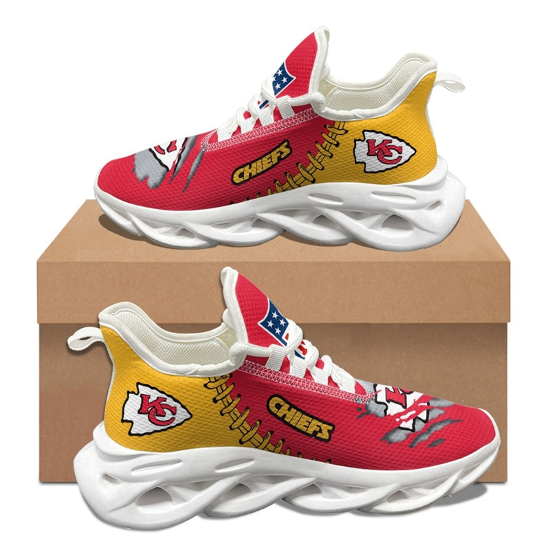 Kansas City Chiefs V1 WK9 Sneaker Shoes For Men Women Fans