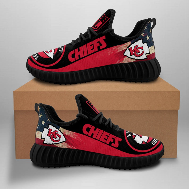 Kansas City Chiefs Sneaker Shoes NFL For Men Women Fans