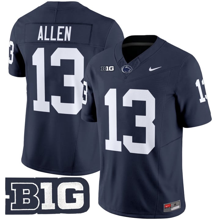 Kaytron Allen Jersey #13 Penn State Limited 2025 Stitched Navy