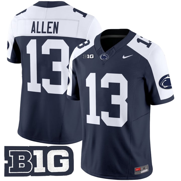 Kaytron Allen Jersey #13 Penn State Limited 2025 Stitched Navy Alternate
