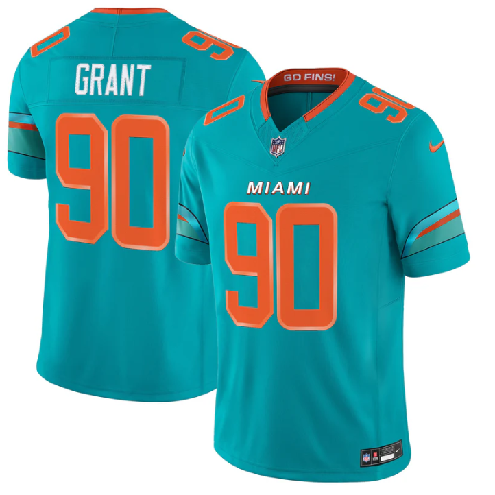 Kenneth Grant Jersey #90 Rivalries 2025 Vapor Limited Stitched
