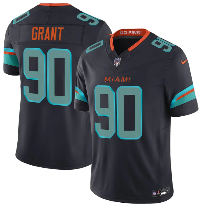 Kenneth Grant Jersey #90 Rivalries 2025 Vapor Limited Stitched