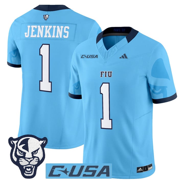 Keyone Jenkins Jersey #1 Florida International Panthers 2025 Stitched