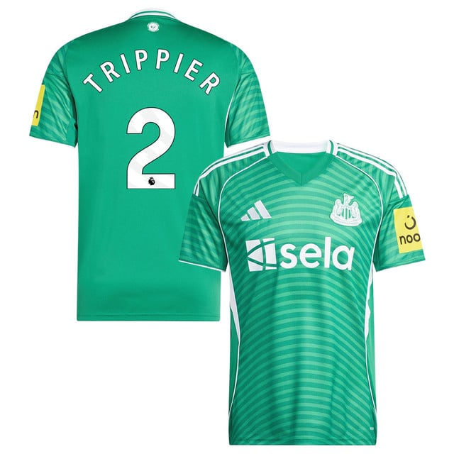 Kieran Trippier #2 Newcastle United 2025-26 Away Match Jersey – Green