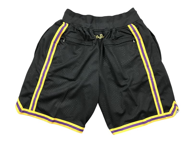 Kobe Bryant 8 24 Los Angeles Lakers Black Shorts