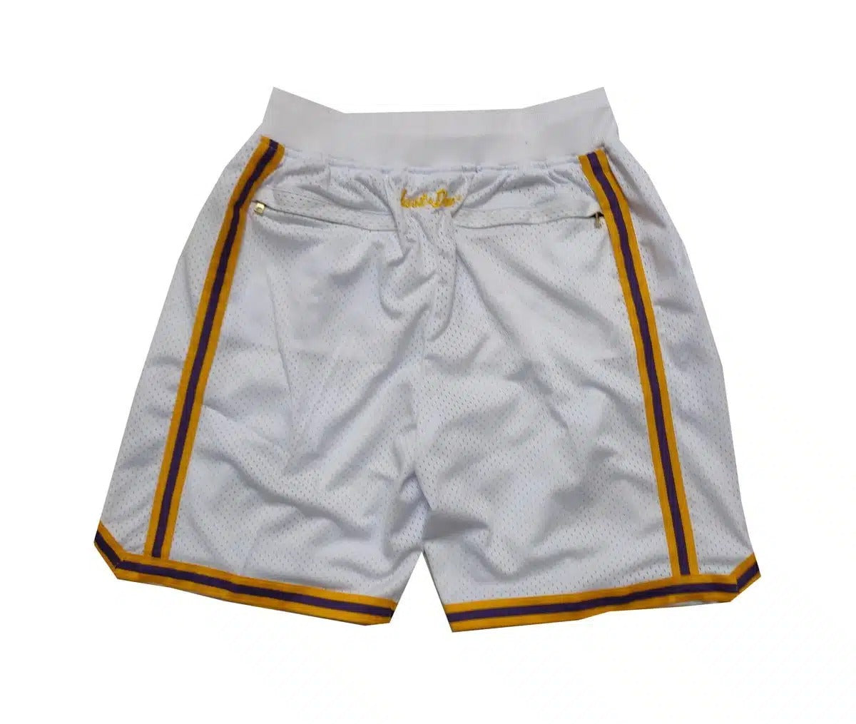 Kobe Bryant 8-24 White Los Angeles Lakers Shorts - Basketball Shorts Store