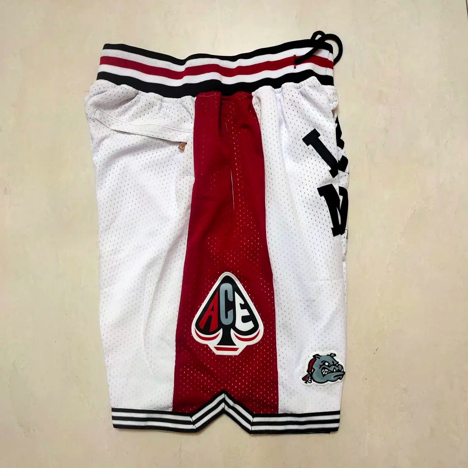 Kobe Bryant 33 Lower Merion White Shorts - Basketball Shorts Store
