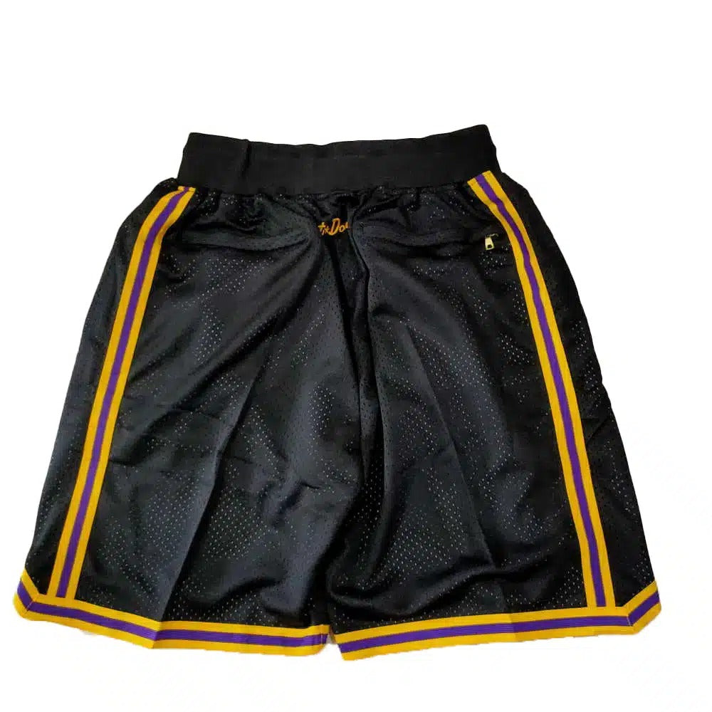 Kobe Bryant Los Angeles Lakers Black Shorts - Basketball Shorts Store