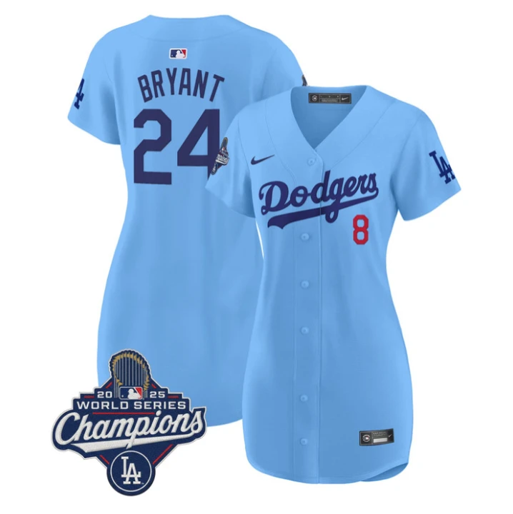 Kobe Bryant Dress #24 Dodgers 2025 World Series Champions Stitched