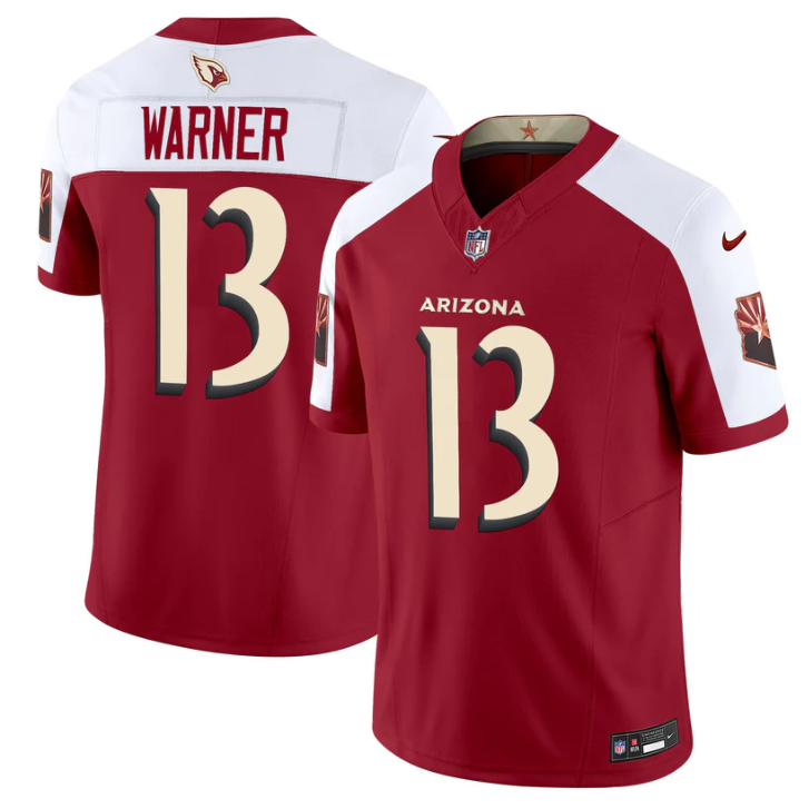 Kurt Warner Jersey #13 Arizona 2025 Rivalries Vapor Limited Stitched