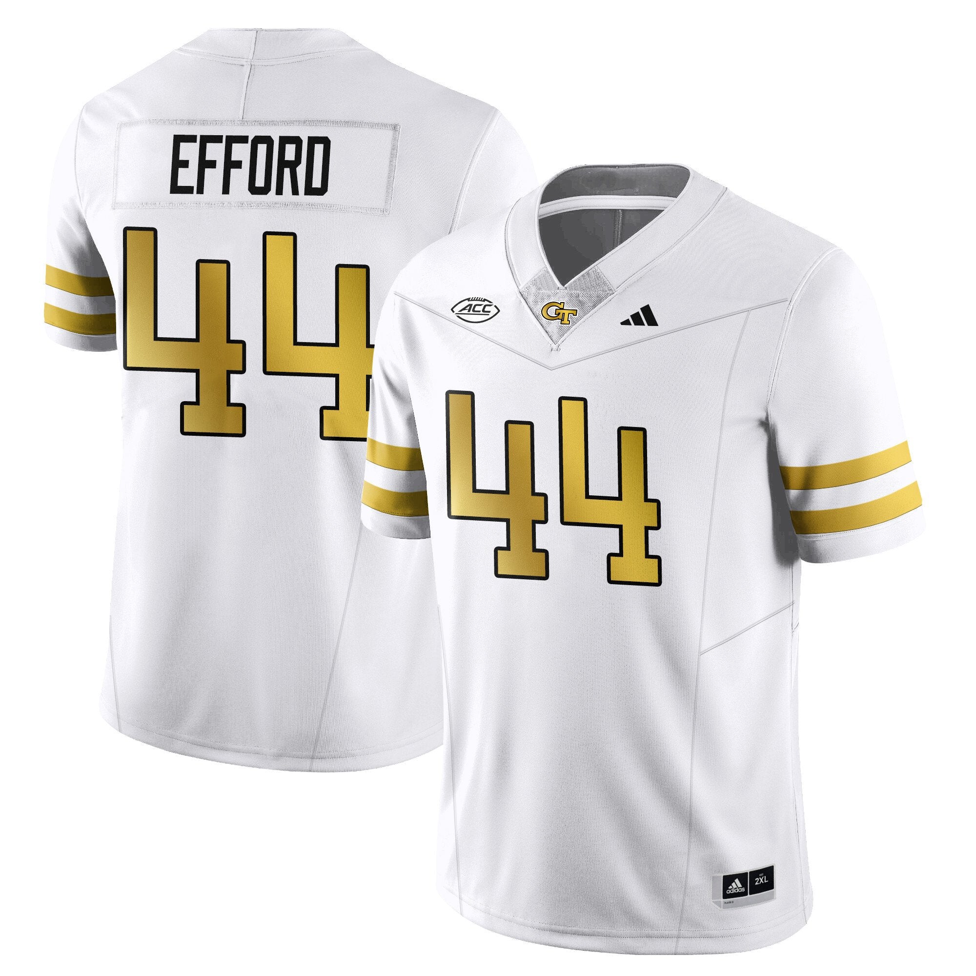Kyle  Efford Jersey #44 Georgia Tech Football 2025 Limited Stitched White