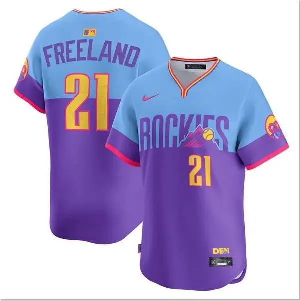 Kyle Freeland Jersey #21 Rockies Vapor Premier Limited All Stitched