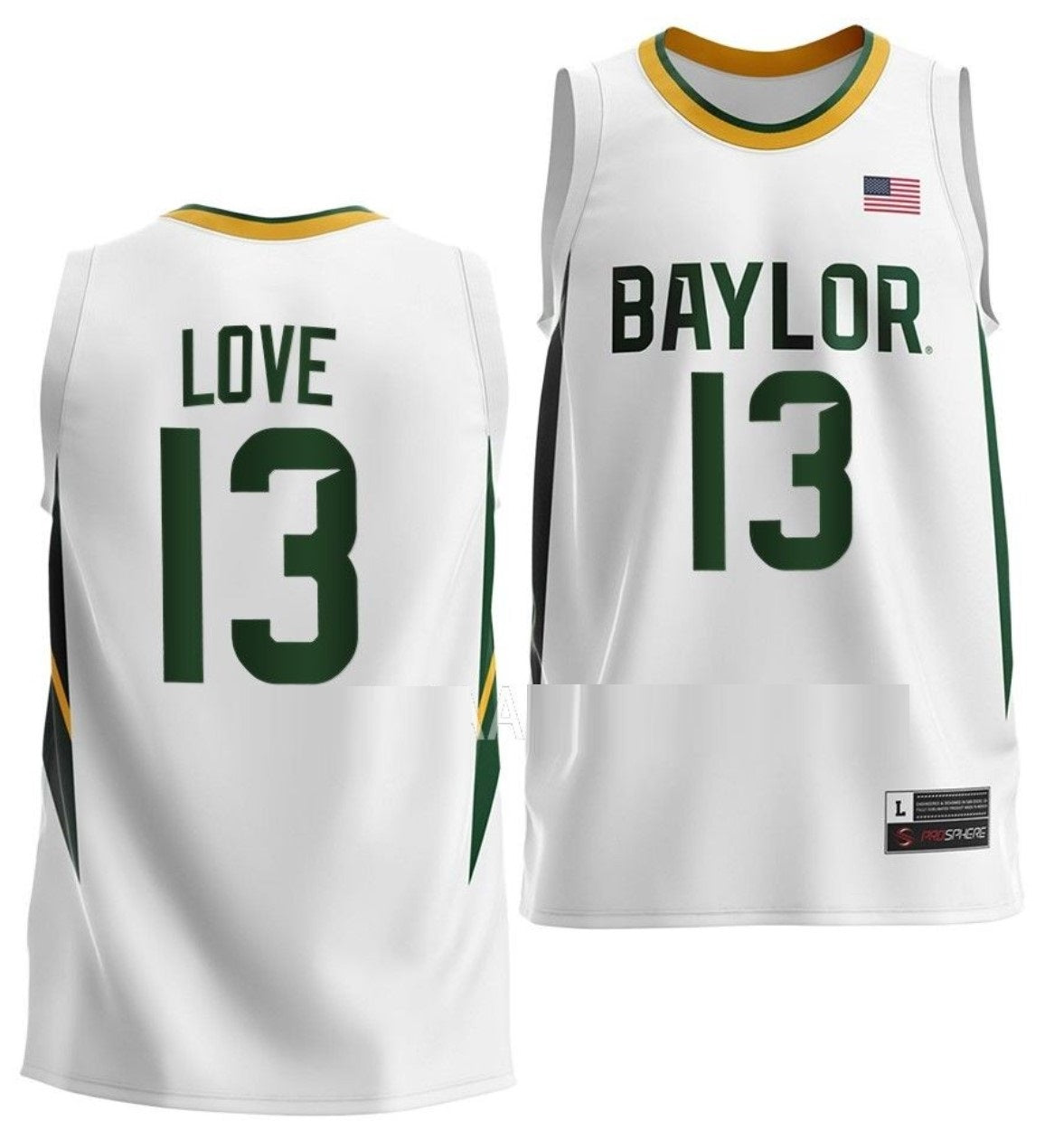 Langston Love Jersey Baylor Bears College Basketball #13