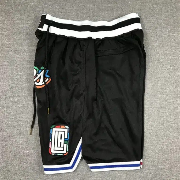 LA Clippers 2022-23 Black City Edition Shorts - Basketball Shorts Store
